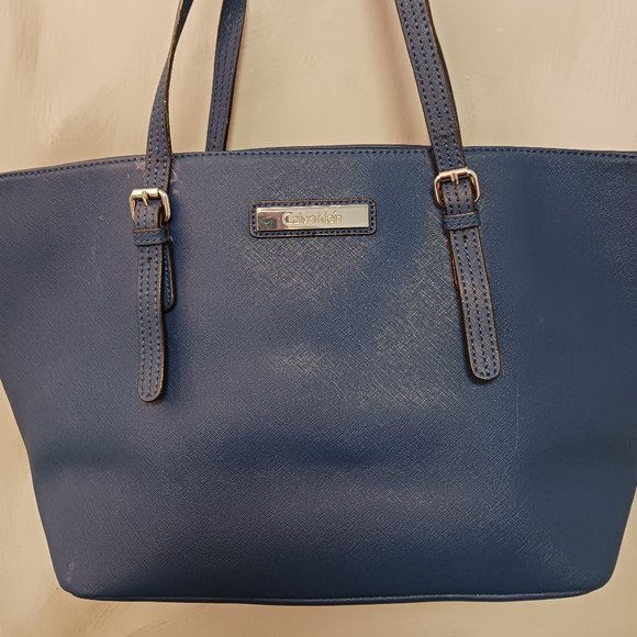 Calvin Klein Blue Tote - Picture 2 of 10